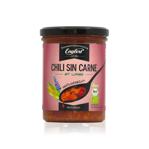 BIO Lupinen-Eintopf, Chili sin Carne 390g / Glas